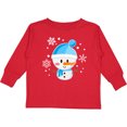 thumbnail image 3 of Inktastic Christmas Holiday Snowman Boys or Girls Long Sleeve Toddler T-Shirt, 3 of 5