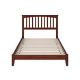 thumbnail image 6 of AFI Mission Queen Low Profile Wood Platform Bed, Walnut, 6 of 9
