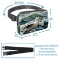 thumbnail image 3 of Seagull Lightweight Adjustable Waist Bag with Extension Strap - Unisex Fanny Pack, 3 of 7