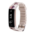 thumbnail image 2 of iTech Sport Activity Tracker with Interchangeable Strap, White Floral/Merlot, 2 of 5