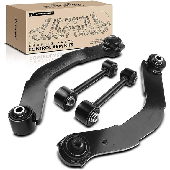 A-Premium 4Pc Kit, Rear Upper Control Arm   Rear Lower Forward Control Arm, Compatible with Jeep Compass 2007-2015, Patriot 2007-2015, Dodge Caliber 2007-2012