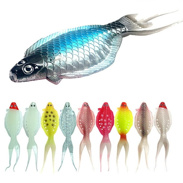 Leadingstar 7.5g 11.5cm Fishing Soft Lures Artificial Fish Shaped