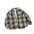 thumbnail image 5 of JUMEYU Toddler Boy Flannel Jacket Toddler Boys Shirt Coat Jacket Plaid Long Sleeve Kids Lapel Button Tops Outwear Daily Wear 3T 4T (AG,3-4 Years), 5 of 5