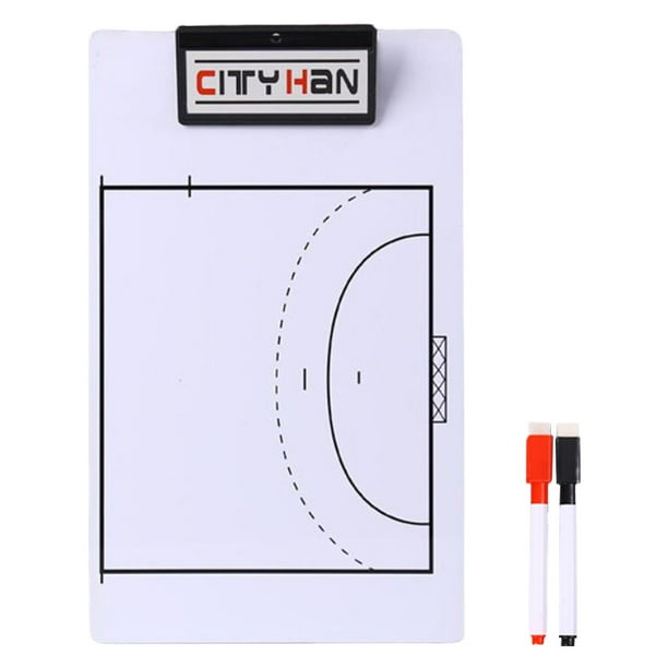 Ball Coaches Clipboard Sports with Erase Full Half Court Game Board for