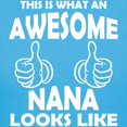 thumbnail image 3 of CafePress - Awesome Nana Looks Like T Shirt - Women's Traditional Fit Dark T-Shirt, 3 of 4