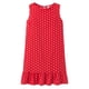 thumbnail image 2 of Vestido de mujer Vestido sin mangas con lunares Vestido sin mangas con volantes sueltos, Rojo vino, XXL Scienceny AP002113-23, 2 of 3
