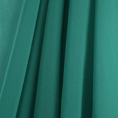 AK-Trading 115" x 120" Jade Green Chiffon Drapes Panels for Wedding Events & Decor- Backdrop Draping Curtains