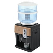 Countertop Water Dispenser, Large Capacity Dual Tank Dispenser, Sturdy and Durable with PP and ABS Material, Hot and Cold Water Tanks, 500ml/380ml Capacity, for Home or Office Use