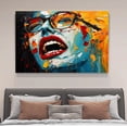 thumbnail image 4 of Abstract Art Modern Decorative Painting Face Framed Canvas Poster Bedroom Decor Sports Landscape Office Room Decor Gift,Frame-style,16x24inch(40x60cm), 4 of 8