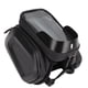 thumbnail image 5 of Bolsa Para Cuadro De Bicicleta, De Cuero PU, Impermeable, Transparente, Con Visera Lateral, Bolsas Laterales Estables Y Duraderas Para Teléfono De Menos De 7,2 Pulgadas, 5 of 7