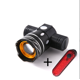 thumbnail image 1 of Luz de bicicleta recargable de 150 lúmenes con luz trasera de bicicleta, luz de bicicleta LED resistente al agua de alto brillo 3-5 horas Linterna de ciclismo de seguridad vial de montaña con 3 modos TUNC Sencillez, 1 of 5