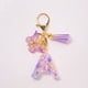 thumbnail image 1 of Xihbxyly Llavero de Resina Morada con Inicial Personalizada, Elegante Borla para Bolso, Cartera o Coche, Regalo Perfecto para Mujer, Cumpleaños, San Valentín o Pascua, 10 X 3,8 Cm., 1 of 4