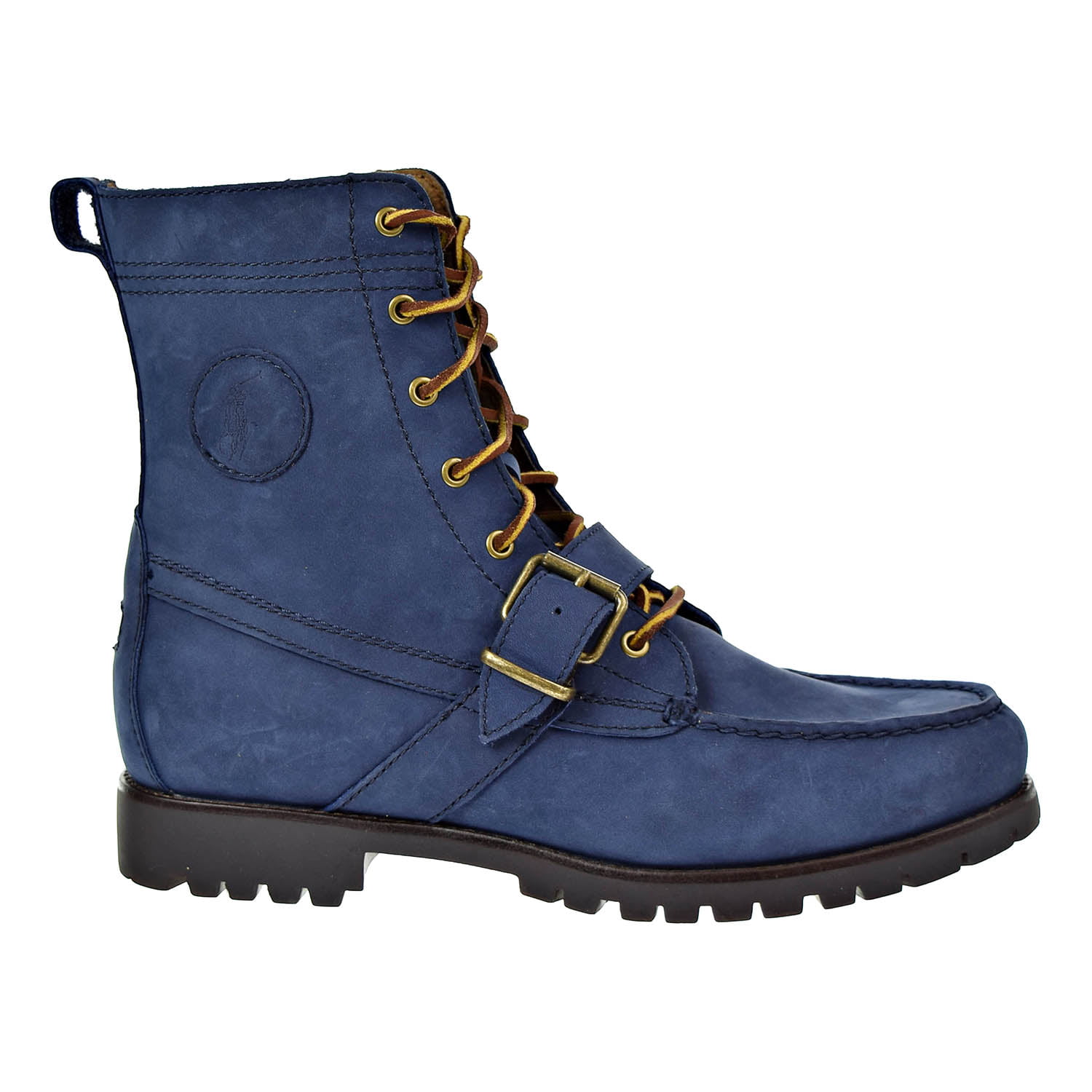 polo ralph lauren ranger boots navy blue