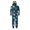 C Set:Dad, variant on IROINNID Christmas Jumpsuit Clothing for Family Warm Christmas Printed One-Piece Home Wear Hooded Clothing Kids Jumpsuit