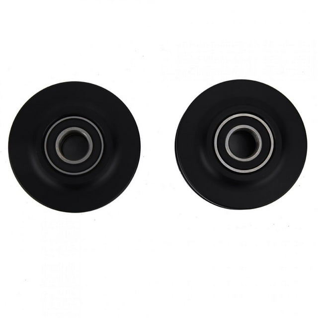 Baverta Sliding Gate Roller- Sliding Gate Roller Heavy Duty Barn Door Wheel Rail Sliding Gate Roller Hardware Plastic + Metal 2PCS