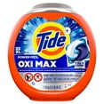thumbnail image 3 of Tide Oxi Max Power PODS Laundry Detergent Pods, Stain Remover Plus Oxi Power, Detergent soap pacs for laundry washing, HE compatible, 25 Count, 3 of 20