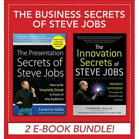 Business Secrets of Steve Jobs: Presentation Secrets and Innovation secrets all in one book! (EBOOK BUNDLE) - (Steve Jobs Best Presentation)