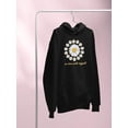 thumbnail image 3 of Love Myself Daisy Garland Hoodie Women -Image by Shutterstock, Female 4X-Large, 3 of 4