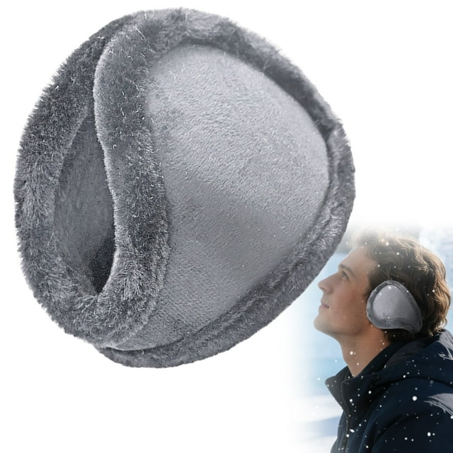 1PC Winter Earmuffs for Women Men,Foldable Ear Muffs Winter,Ear Warmer Unisex Classic Fleece Ear Muffs Winter Accessory Not Easy To Off,Ear Muffs for Outdoor Skiing Riding Daily Wear(E)