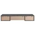 thumbnail image 4 of Modway Render Wall Mount Wood Office Desk in Charcoal, 4 of 10