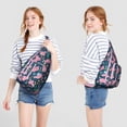 thumbnail image 4 of Colorful Axolotl Sling Backpack - Cute Mythical Creature Design Crossbody Bag, Fashionable Lightweight Daypack for Commuting & Shopping, 4 of 4