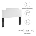 thumbnail image 5 of Modway Transfix Performance Velvet Full/Queen Headboard, White, 5 of 7
