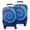 Blue Purple Tie, variant on Colorful Rainbow Tie Dye Spiral Pattern Luggage Cover Fashion Suitcase Cover Baggage Covers Fit 25-28 Inch Luggage (Go Travel)