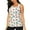 Yoga Dogs Poses, variant on 70s Hippie Style print women's scoop neck, loose-fit workout tank tops for the gym.