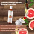 thumbnail image 6 of Grapefruit Seed Oil 2 oz Cold Pressed 100% Pure Natural Carrier - Skin, Body And Face. Great For Moisturizing Creams, Lotions, Scalp Treatments, and Lip Balms, 6 of 8