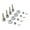 silver, variant on Upgrade Wheel Conversion Set Axle /18 A959 RC Car Model Modified - titanium, Wheel Axle Length 25mm
