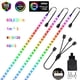 thumbnail image 2 of Tira de luces LED direccionable Rainbow PC Digital WS2812b para cabezal ARGB de 3 pines y 5 V para carcasa de PC Asus Aura Sync RGBIC Fusion MSI Mystic, 2 of 5