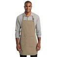 thumbnail image 3 of Port Authority Adult Male Men Plain Sleeveless Apron Black One Size Fits All, 3 of 14