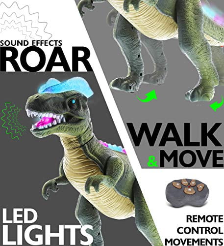 remote control t rex rc dinosaur with real sounds