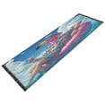 thumbnail image 5 of WOBOGO Anime Flamingo Bedside Long Rug Delicate and Soft Modern Indoor Area Decor Non Slip Carpet for Bed Room Corridor Entrance Balcony, 5 of 8