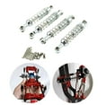 thumbnail image 3 of 4 PCS RC Shock Absorber for MN D90 D91 absorber spring 99S WPL C14 C24 1:12 RC Car Silver, 3 of 9