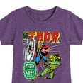 thumbnail image 3 of Marvel Thor - Retro Comic Book Cover - Toddler and Youth Girls Fitted Short Sleeve Graphic T-Shirt, 3 of 5