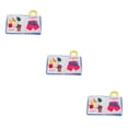 thumbnail image 2 of Youkk 3D Baby Zipper Cloth Book Cognize Life Education Skills Toy Learning Early Style A 3Set, 2 of 6