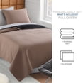 thumbnail image 3 of Campus Comforts by New Sega Home 3-Piece Pinsonic Quilt Set, Jake, Tan, Full/Queen, 3 of 8
