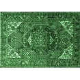 thumbnail image 1 of Ahgly Company Indoor Rectangle Persian Emerald Green Traditional Area Rugs, 2' x 4', 1 of 4