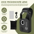 thumbnail image 4 of Accesorio de Microscopio para TeléFono Celular 200X con Ventana, Mini Digital PortáTil Luz LED / Clip Universal, 4 of 5