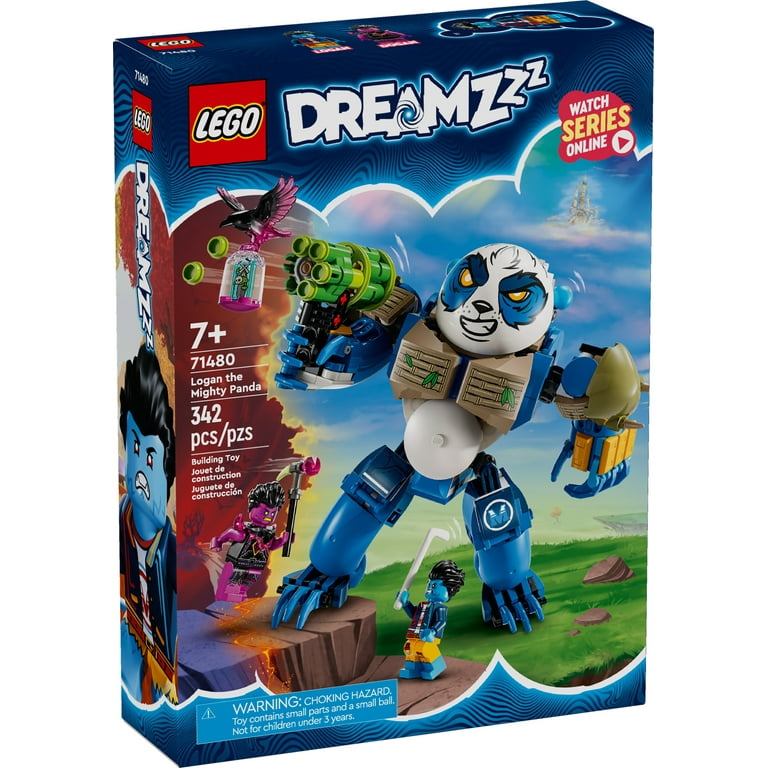 Free Shipping! LEGO DREAMZzz Logan the Mighty Panda Rebuildable