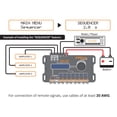 thumbnail image 2 of PRV AUDIO Car Audio DSP 2.8X Digital Crossover and Equalizer 8 Channel Full Digital Signal Audio Processor DSP with Sequencer Remote Relay, 2 of 6