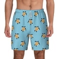 thumbnail image 2 of Picia Turtle pattern Mens Swim Trunks with Compression Liner Stretch Beach Shorts Quick Dry with Zipper Pockets No-Chafing Board Shorts-XX-Large, 2 of 9