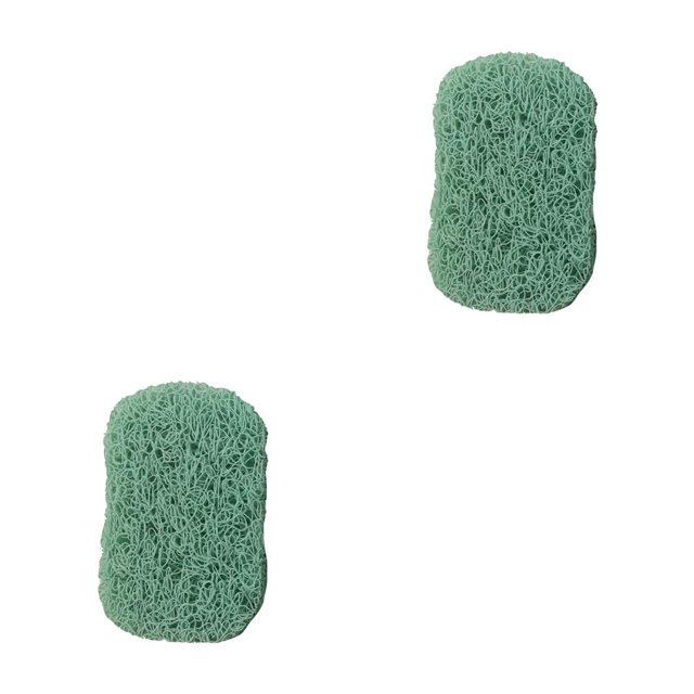 kurtrusly Drain Pad Kitchen Sink Drain Mat PVC Non-slip Pad Bathroom Basin Mold Proof Mat Green 2Set