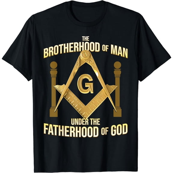 Masonic Fatherhood Square & Compass Freemason T-Shirt mens t shirt，black，women，funny，misfits，men，journey