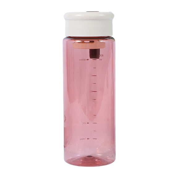 YFGEFTR Plastic Water Bottle, Reusable Clear Water Bottles with Airtight Cap for Juicing, Home,Travel, School, Outdoors, Transparent