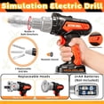 thumbnail image 4 of LINXUXIE Kids Tool Set, Pretend Play Toddler Tool Toy with Construction Portable Bag & Electronic Toy Drill, Birthday Gifts for Kids 1-3 3-5 5-8 Year Old, 4 of 7