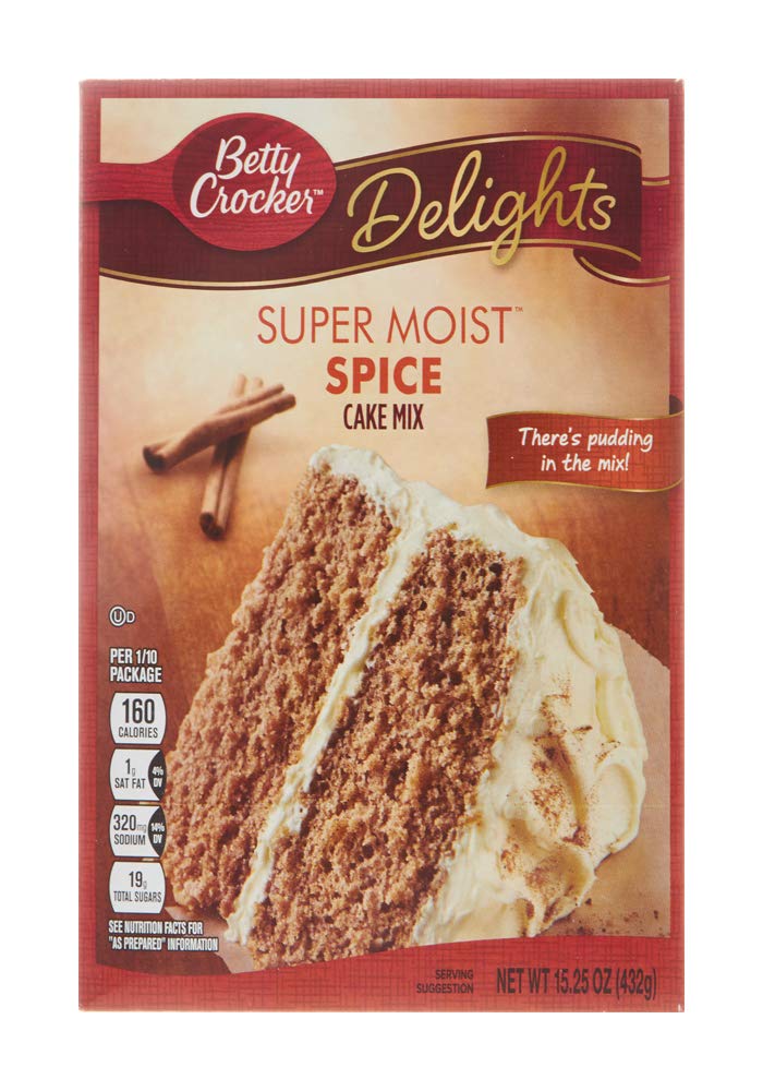 Betty Crocker Super Moist Cake Mix Spice, 15.25 Oz Box