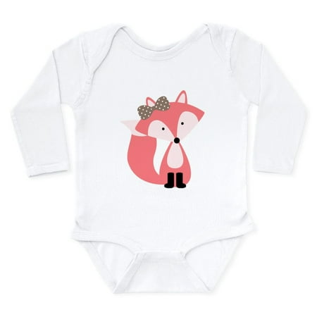 

CafePress - Cute Pink Fox Body Suit - Long Sleeve Infant Bodysuit