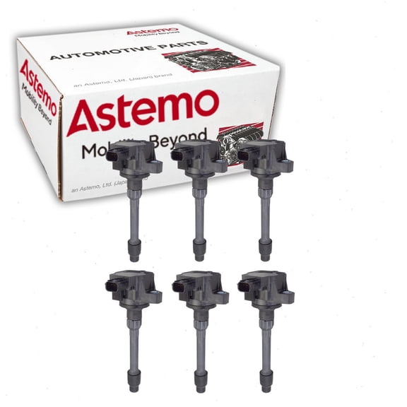 6 pc Hitachi IGC0096 Ignition Coils for 305205R0013 Spark Plug Wire Boot